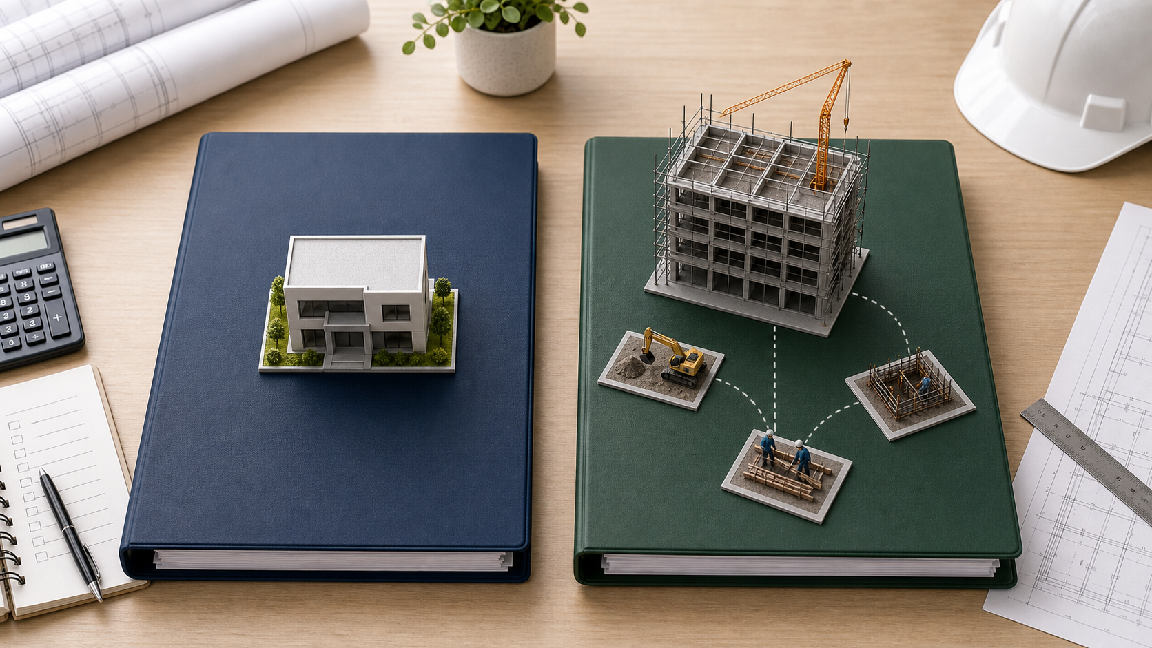 一般建設業と特定建設業を契約構造で比較する工事資料のイメージ