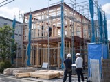 建築一式工事の作業風景
